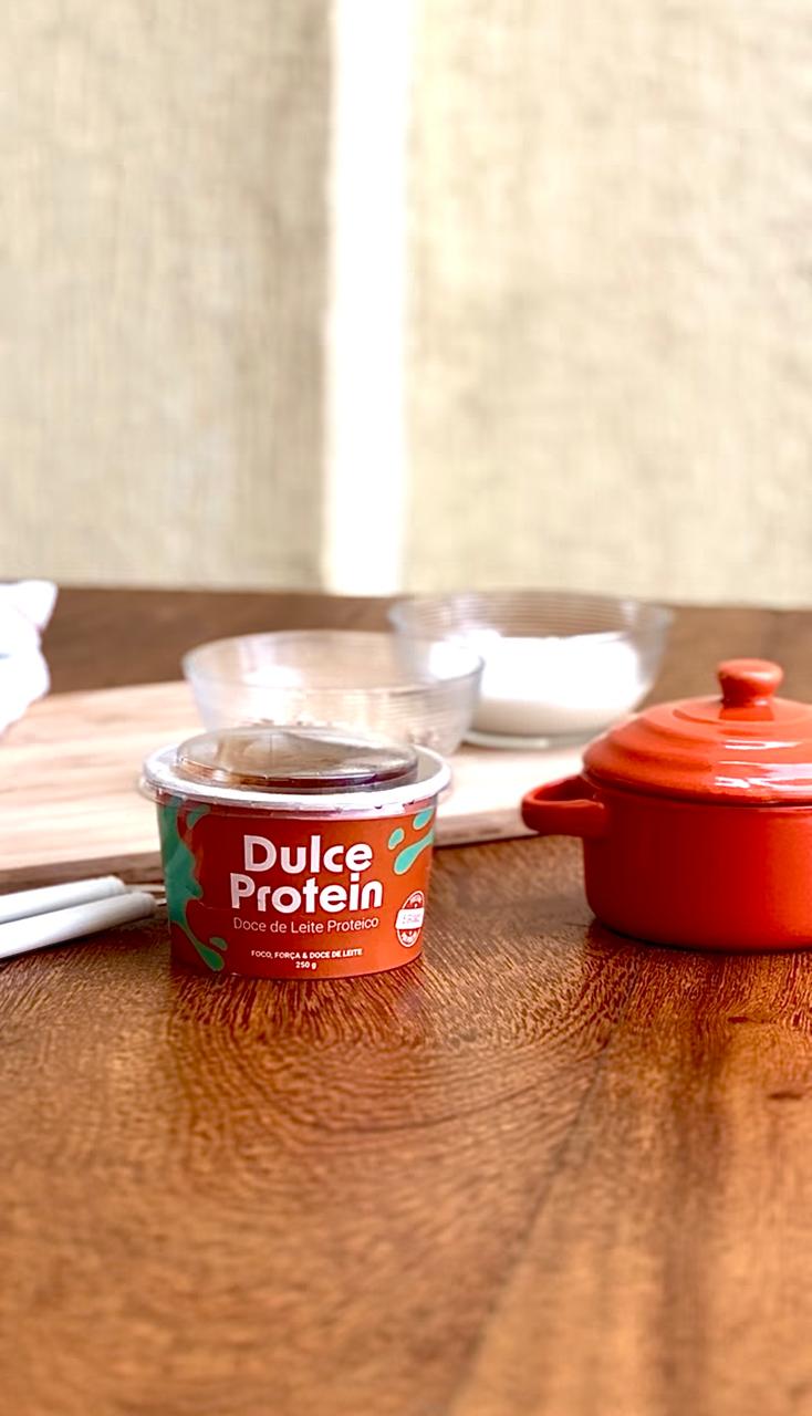 Lanche proteico com Doce de Leite e Aveia